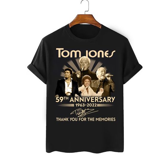 Discover Tom Jones 59th Anniversary Shirt, Tom Jones Shirt