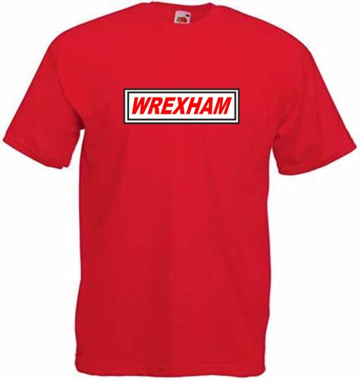 Discover Wrexham Football Team Text T-Shirt