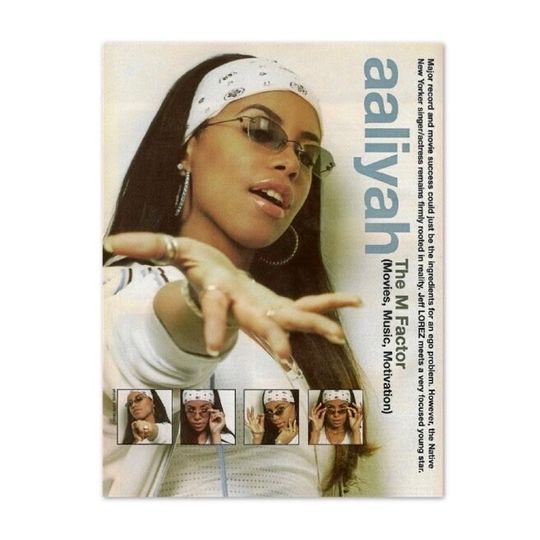 Discover Aaliyah Poster RnB Poster