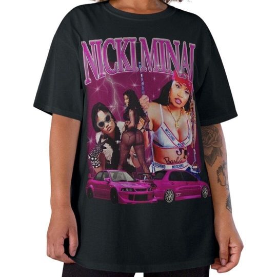 Discover Nicki Minaj Barbie World Comic Shirt, 90S Vintage Merch Ice Spice Shirt