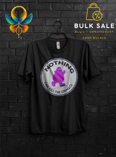 Discover Grimace Shake  Shirt Tik Tok Trend Horror Funny Meme,Grimace Survivor Appareal,HBD Grimace Hilarious