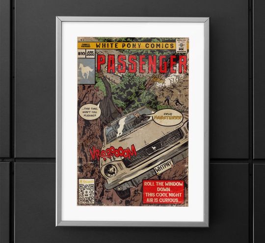 Discover Passenger Comic Book - Vertical Matte Poster