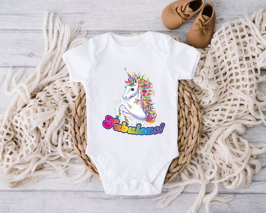 Discover Fabolous Unicorn Baby Onesie