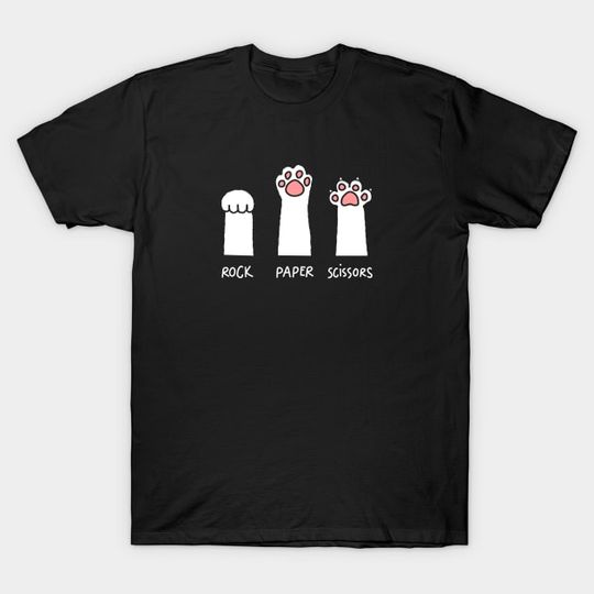 Discover Rock Paper Scissors - Cat - T-Shirt