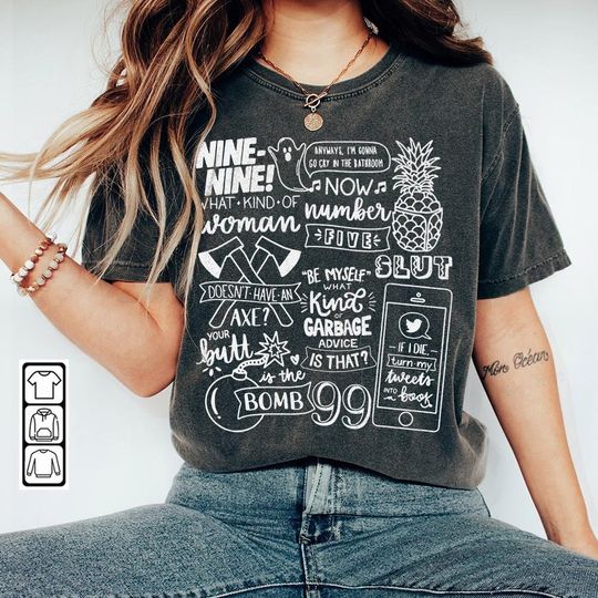 Discover Brooklyn Nine Nine Doodle Art Shirt, Vintage Brooklyn Nine Nine TV