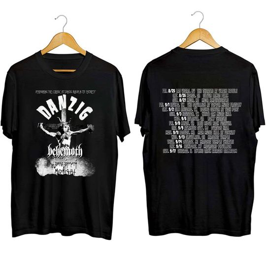 Discover Danzig Band 2023 Concert T-Shirt - Tour Merchandise