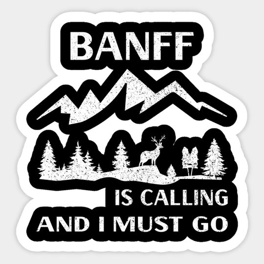 Discover Banff National Park - Banff - Sticker