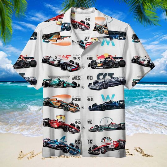 Discover Racing Car Hawaiian Shirt