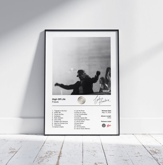 Discover Future Poster - High Off Life Album Cover Poster