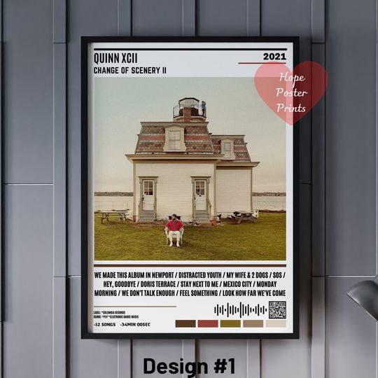 Discover Quinn XCII Poster, Quinn XCII Change of Scenery II Album Poster