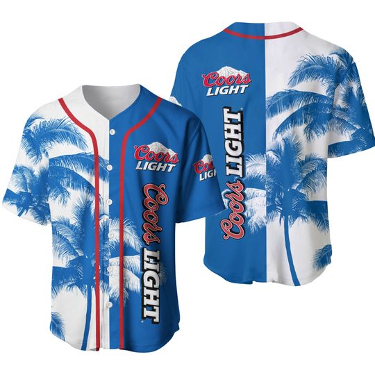 Discover CCOORS Light Tropical Coconut Trees Baseball Jersey