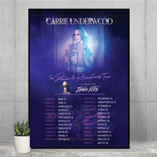 Discover 2023 Carrie Underwood Denim and Rhinestones Tour