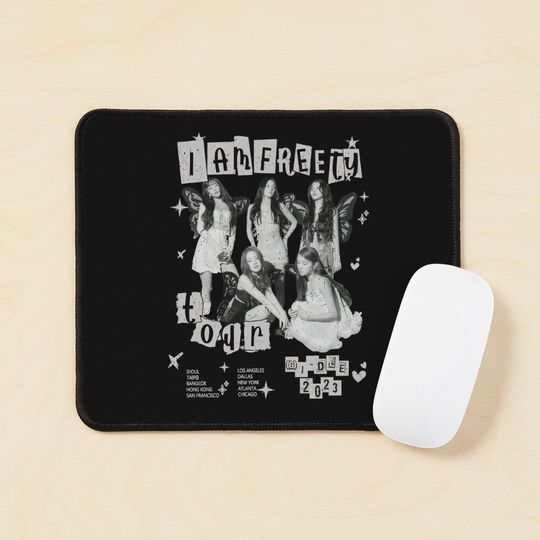 Discover Vintage G-idle World Tour Mouse Pad