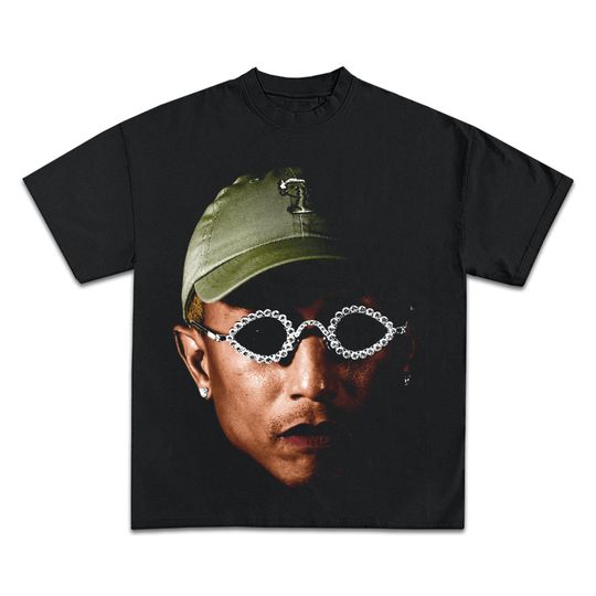 Discover PHARRELL WILLIAMS T-SHIRT | Rap Tee Concert Merch
