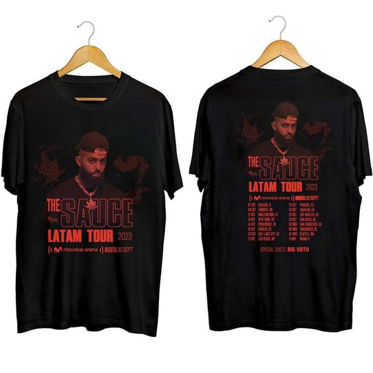 Discover Eladio Carrion Shirt The Sauce Latam Tour 2023
