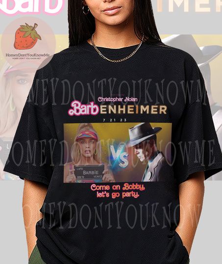 Discover Barbie vs Oppenheimer shirt, Barbenheimer 72123 Shirt