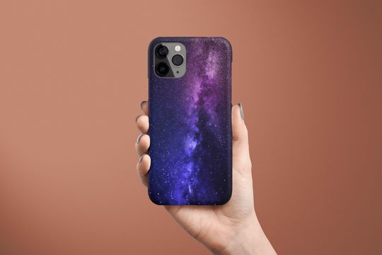 Discover Milky Way Pattern iPhone Case