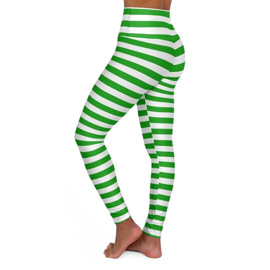 Discover Green & WS St. Patrick's Day Adult Women's High Waisted Yoga Leggings