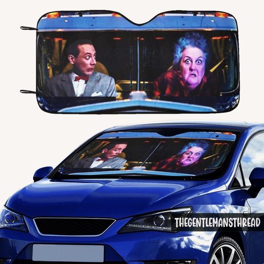 Discover Large Marge and PeeWee Herman Auto Sun Shade, PeeWee Herman Car Sun Shade