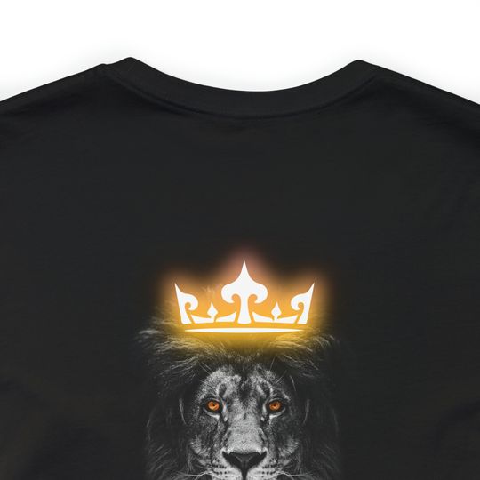 Discover Lion With Crown, King Of The Jungle, Christian Tee