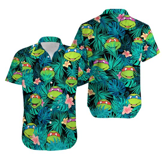 Discover Blue Ocean Turtle Hawaiian Shirt