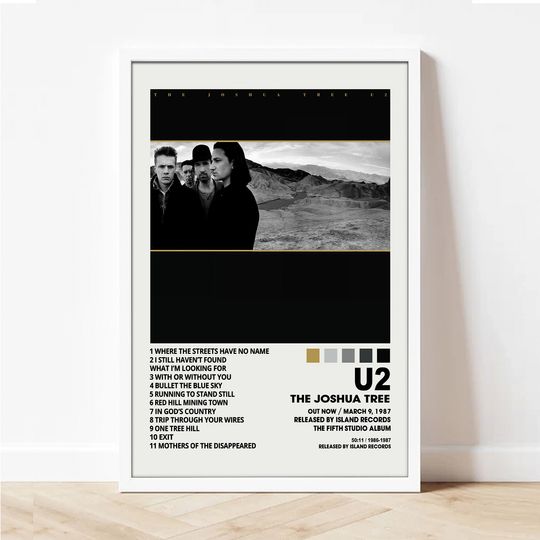 Discover U2 Posters /The Joshua Tree Poster