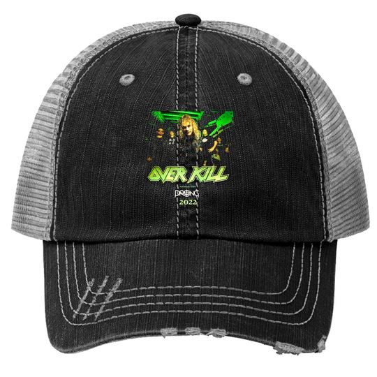 Discover Overkill Tour 2022 Trucker Hat for Band Supporters