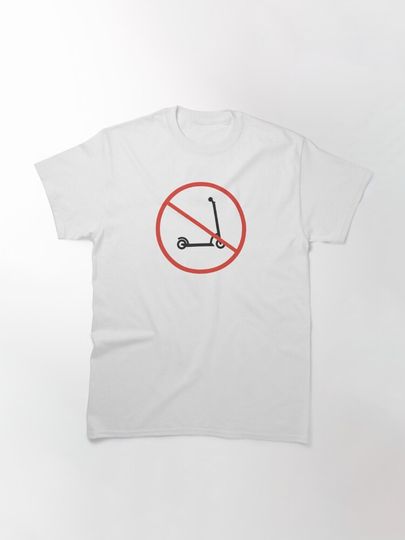 Discover no scooters allowed | Classic T-Shirt