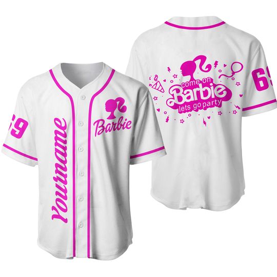 Discover Barbie Jersey Shirt, Custom Baseball Jersey Shirt