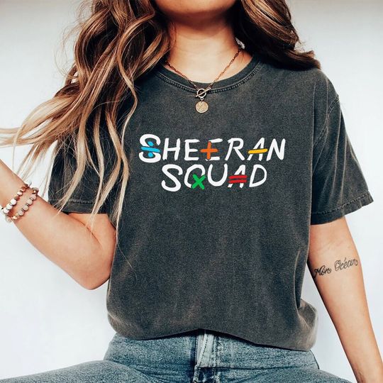 Discover Sheeran Squad Shirt, Ed Shee T-Shirt, The Mathletics Shirt