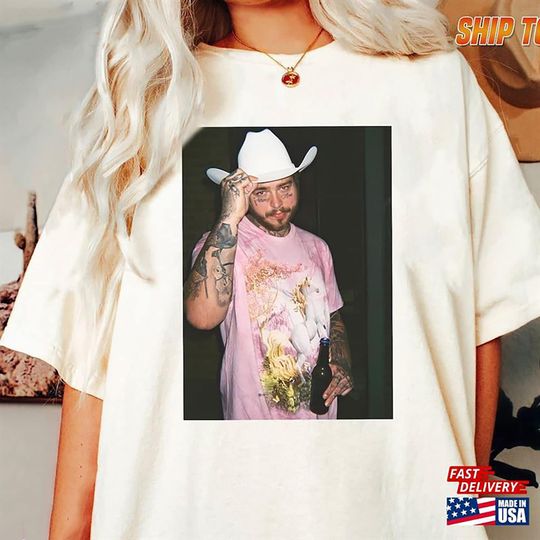 Discover Post Malone Music Shirt, Post Malone shirt, Posty Crewneck Unisex Graphic