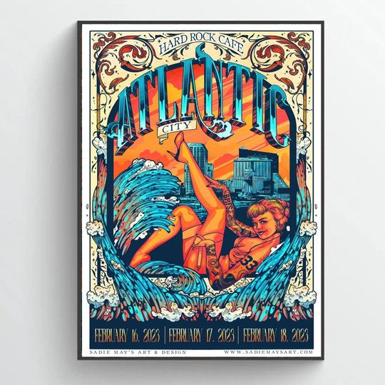 Discover Billy Strings Atlantic City 23 May Poster