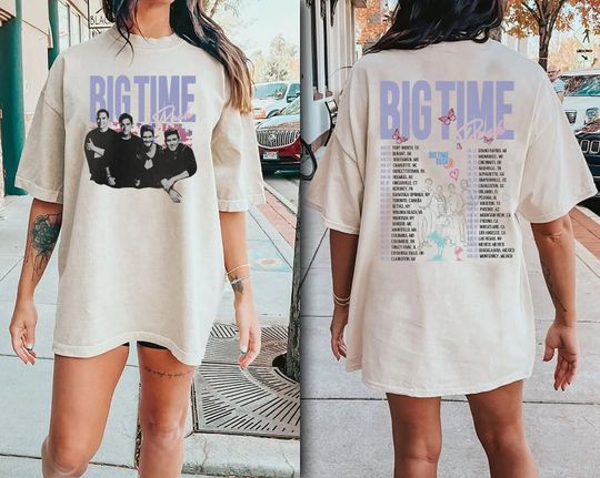 Discover 90s Vintage Big Time Rush Band Shirt, Big Time Rush Tee Shirt