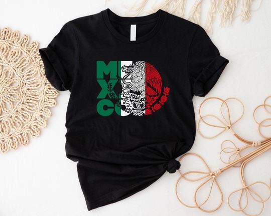Discover Mexican Flag Shirt, Mexico Tshirt, Latina Power Tee