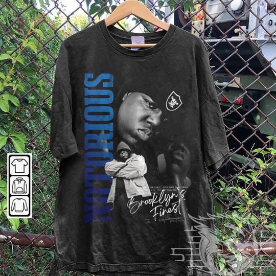 Discover Vintage 90s Bootleg Style Biggie T-Shirt