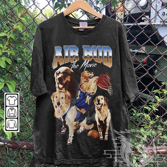 Discover Vintage 90's Bootleg Style Air Bud T-Shirt