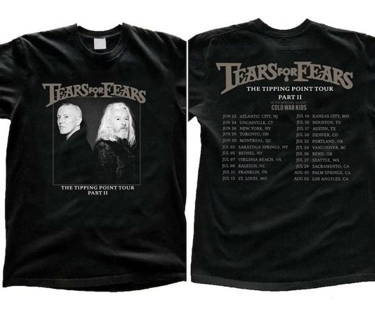 Discover TFF The Tipping Point Tour 2023 Shirt - Band Merchandise