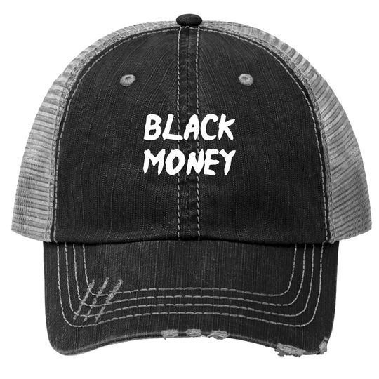 Discover Black Money Trucker Hats