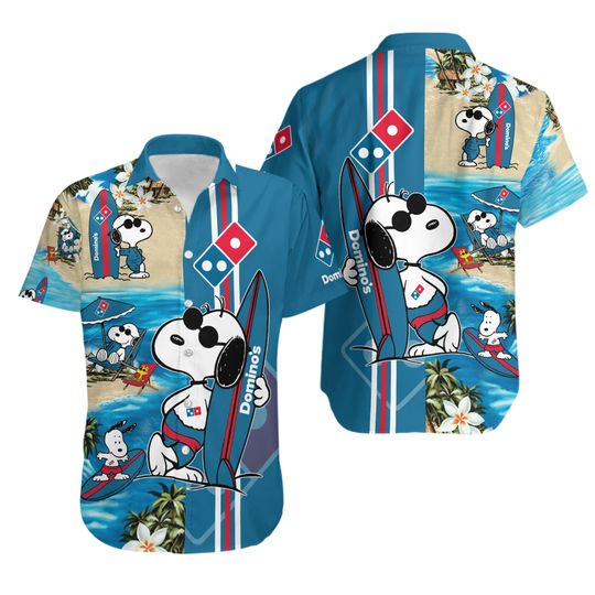 Discover Domino's Pizza Food Beach Hawaiian Shirts
