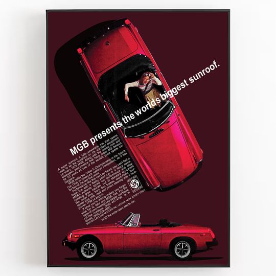 Discover MG MGB Premium Matte Vertical Poster