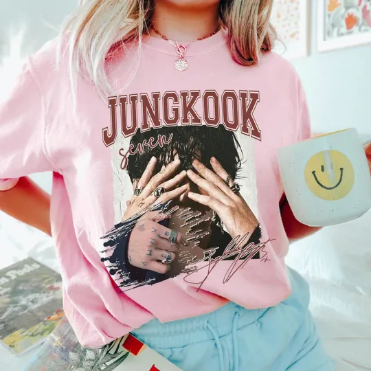 Discover Vintage Jungkook Seven Single Shirt