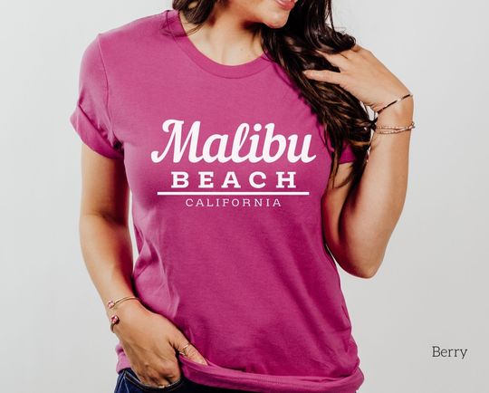 Discover Beachy Vibe Malibu Beach California Shirt,  Barbiecore Style