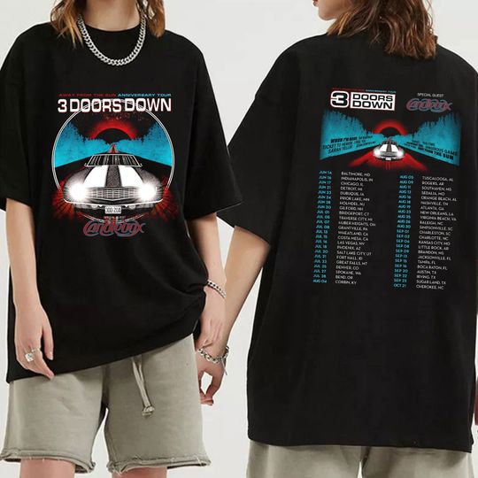 Discover Doors Down Band  Away From the Sun Anniversary Tour 2023 Shirt
