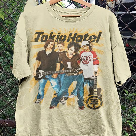 Discover Vintage Tokio Hotel Shirt, Tom Kaulitz Rock Band Unisex T-shirt