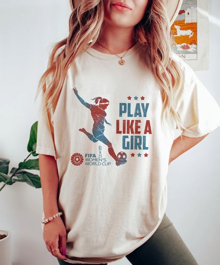 Discover US Women's World Cup Supporter Shirt, American Women World Cup Soccer