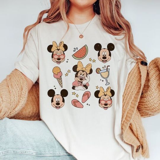 Discover Summer Mouse Doodles Shirt, Magical Mouse Shirt