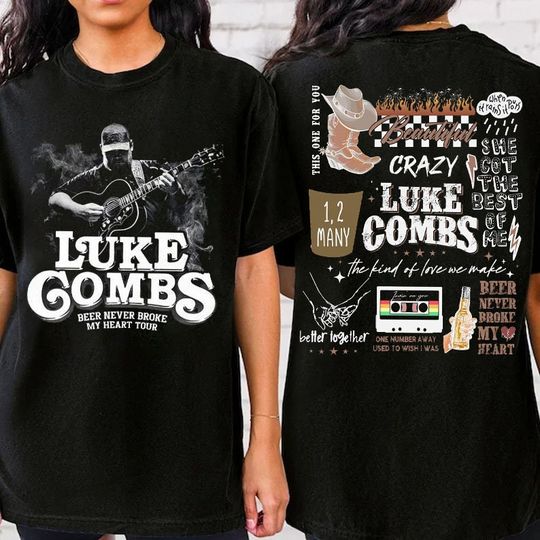 Discover Lukee Comb Guitar T-shirt 2 Sides, Lukee Comb Tracklist