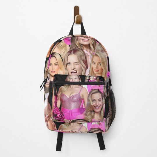 Discover HIGH QUALITY margot robbie photo collage  Backpack