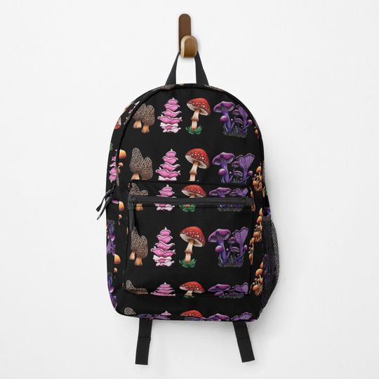 Discover Mushroom Collage Backpack