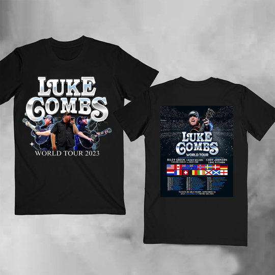 Discover Lukee Comb 2023 World Tour Shirt, Lukee Comb Shirt